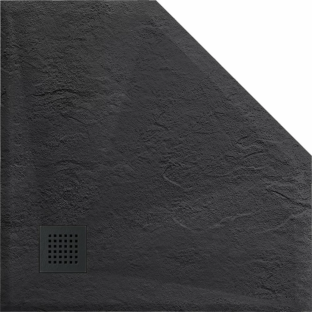 Душевой поддон Vincea VST-4SP1010A 100x100 антрацит