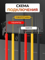 Фонари габаритные, рога, 2 шт