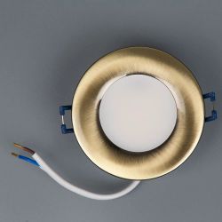 Citilux Акви CLD008013 Встраиваемый светильник влагозащищенный Бронза