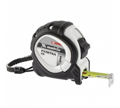 РУЛЕТКА MATRIX NEON 8МX25ММ ОБРЕЗИНЕННЫЙ КОРПУС 32593