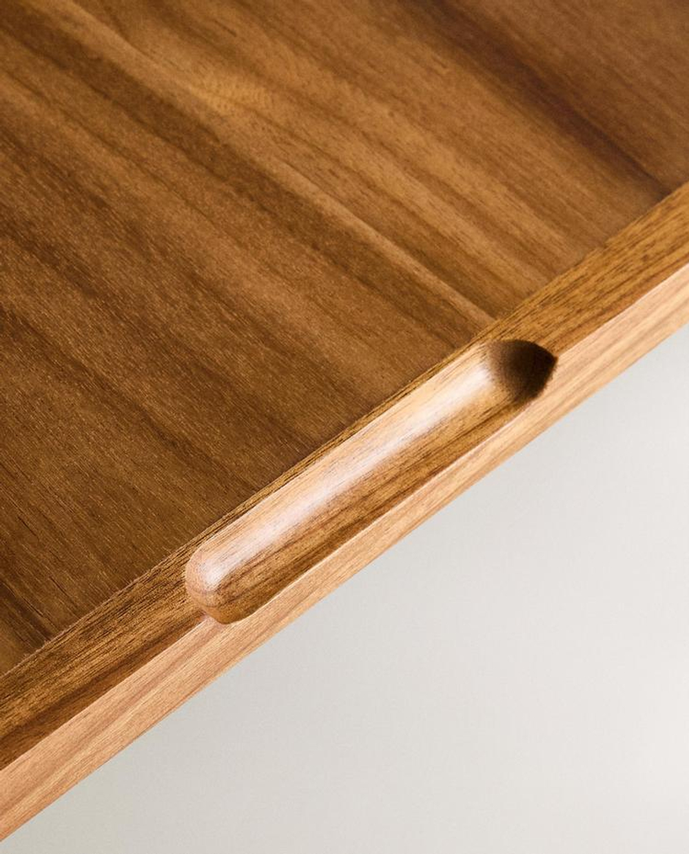 ZARA HOME ДЕРЕВЯННЫЙ ПОДНОС ИЗ РОТАНГА, КОРИЧНЕВЫЙ