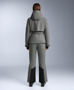 Oysho Водостойкая куртка FELLEX® Wool Blend SKI, антрацитово-серый