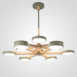 Люстра на штанге Imperiumloft TURNA Khaki TURNA-DBL01