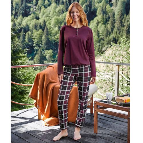 Женская пижама бордовая Doreanse 4042