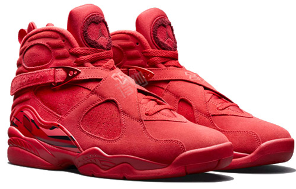 Кроссовки Jordan Air Jordan 8 Retro Valentine'S Day (W) 2018 (Женская размерная сетка)