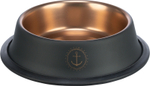 Миска стальная с резиновым кольцом BE NORDIC, 0,45 л, чёрный/бронзовый, Trixie