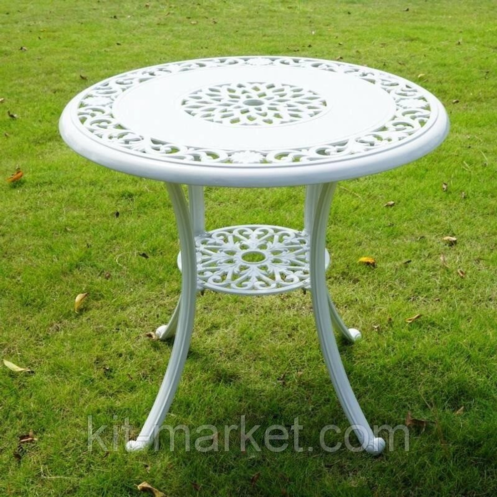 Белая мебель из литого алюминия Geneva 2, белый