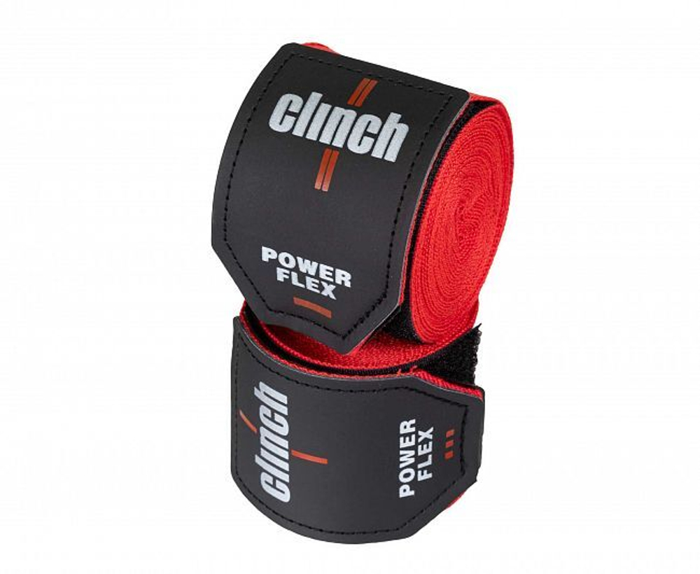 Бинты боксерские Clinch Boxing Hand Wrap Power Flex красные C239