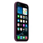 Силиконовый чехол с поддержкой MagSafe Apple Silicone Case для iPhone 16 Pro, Plum (Сливовый)