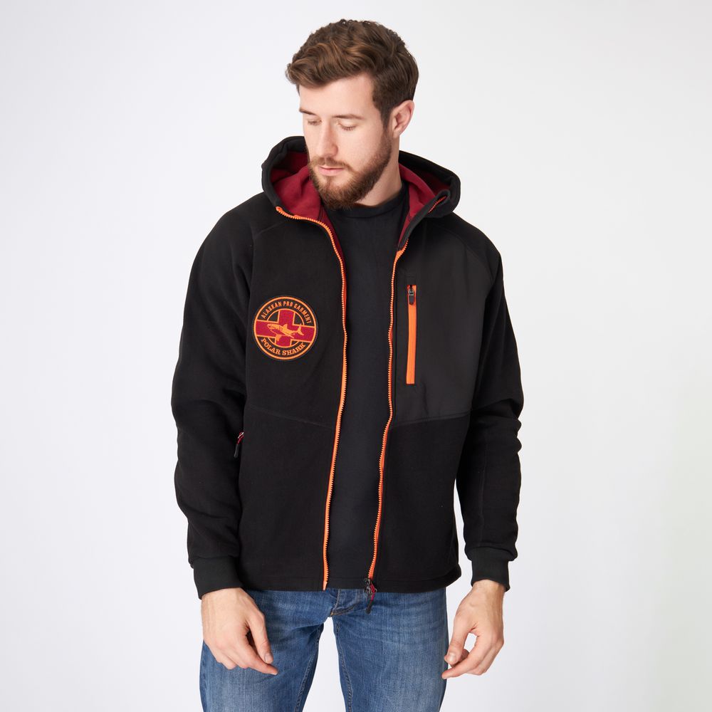Куртка флисовая windstopper Polar Shark черный   S