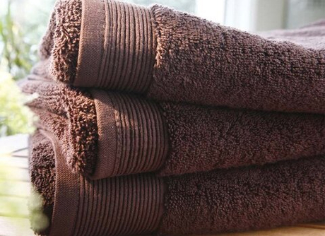 Полотенце 40х60 Blanc des Vosges Uni Ebene коричневое