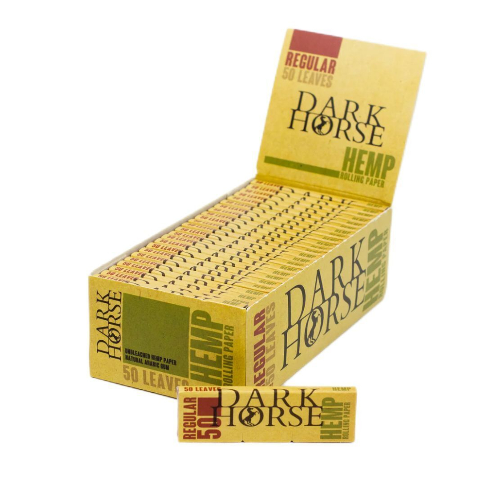 Бумага для сигарет блок "Dark Horse" Bio 50л*50шт