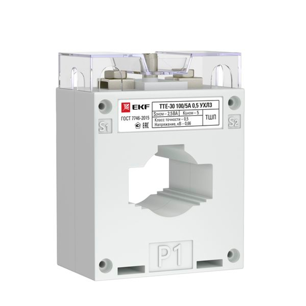 Трансформатор тока ТТЕ-30-200/5А mini класс точности 0,5 EKF PROxima