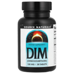 Source Naturals, DIM, 100 мг, 30 таблеток
