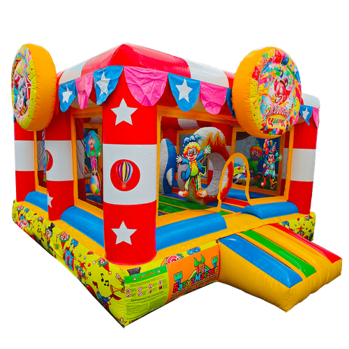 Коммерческий надувной батут «Цирковые трюки» 3,5*3,5*2,6 м