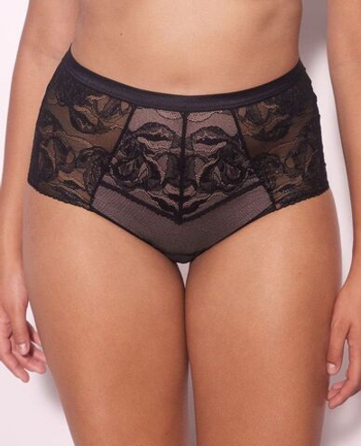 Трусики-слипы с завышенной линией талии Frozen Black (Размер: 42) (Цвет: черный)