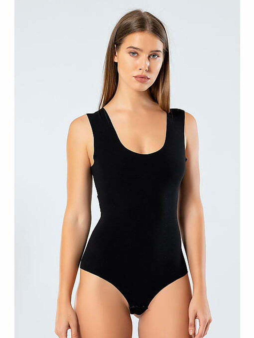 Боди женское черный