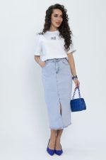 Юбка Муррей (светло-голубая) Ю13448-12М LT Collection