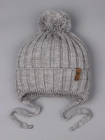 Шапка для мальчика осенняя на завязках