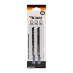 Пилка для электролобзика по дереву T244D 100 мм 6 зубьев на дюйм 8-60 мм фигурный рез (2 шт./уп.) KR