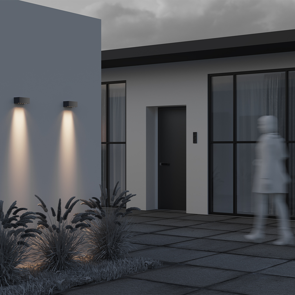 Уличный настенный светодиодный светильник Maytoni Lot O428WL-L5B3K