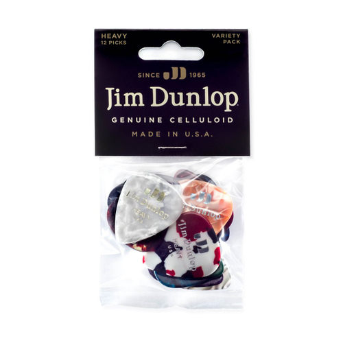Dunlop PVP107 Variety Celluloid 12Pack