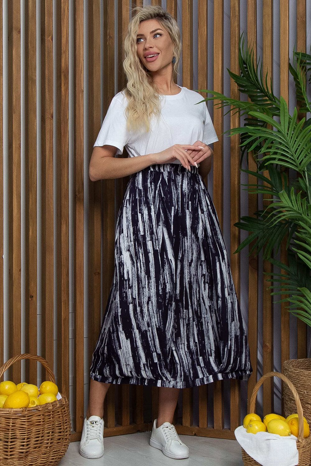 Юбка бохо (синяя) Ю13379-10М LT Collection