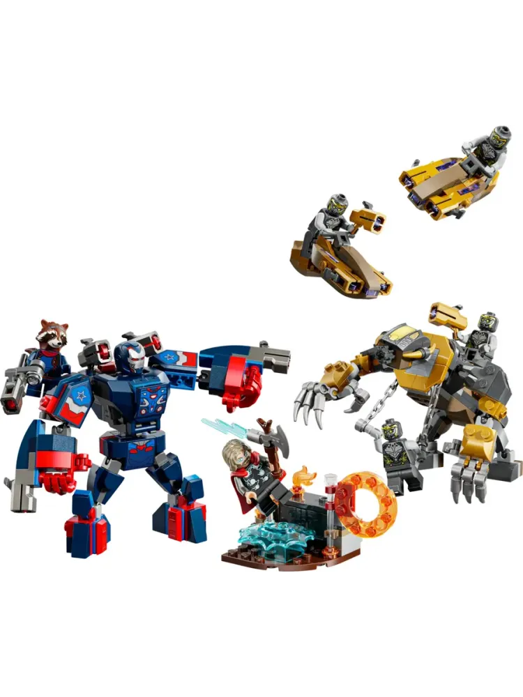 Конструктор Marvel 76322 Мстители: Финал. Тор против Читаури