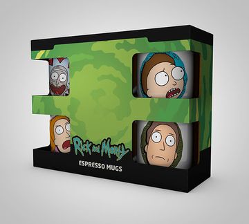 Набор кружек для эспрессо GB eye Rick And Morty Characters