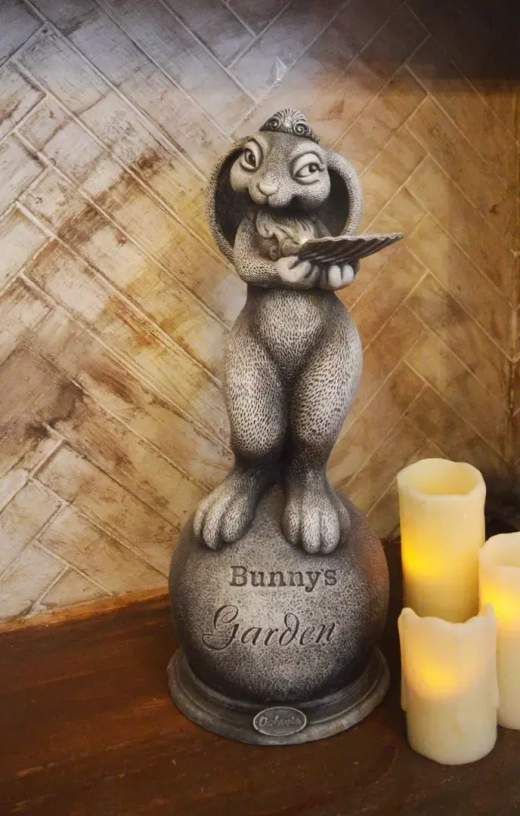 Садовая фигура Зайка Октавия бронза Закупка М30 ноябрь 2025