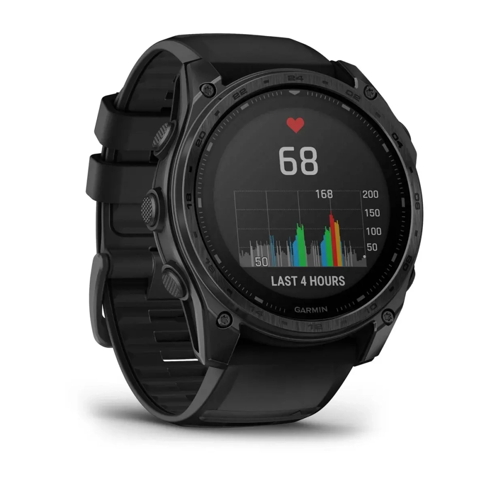 Смарт часы Garmin Tactix 8 51 мм, Solar с черным ремешком