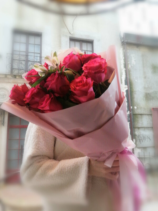 Букет роз 11 роз