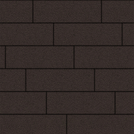 Тротуарная плитка ПРЯМОУГОЛЬНИК 750х250 мм - Гранит Коричневый