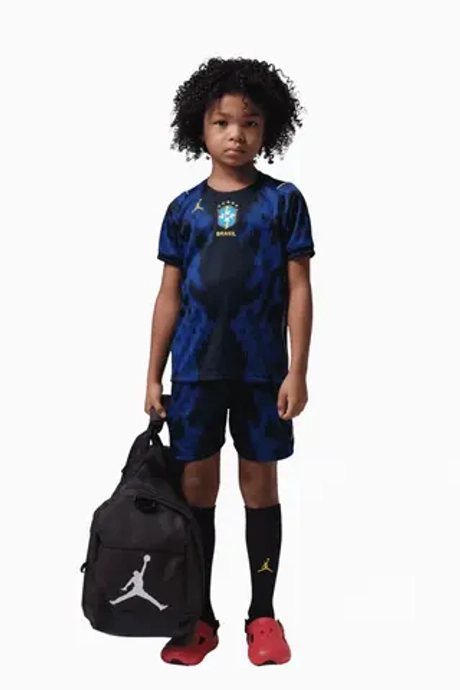 Футбольная форма Nike Brazil x Jordan 2026 Away Stadium Little Kids - темно-синий