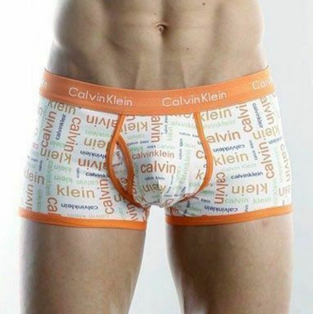 Мужские трусы боксеры Calvin Klein 365 Small Orange Letters