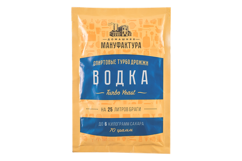 Дрожжи "Домашняя Мануфактура" Turbo yeast Водка 70гр