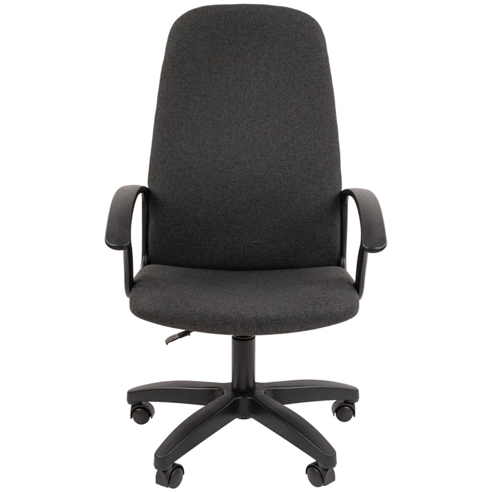 Кресло руководителя Helmi HL-E79 "Elegant" LTP, ткань серая, пиастра