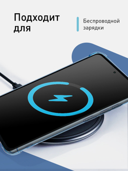 Чехол ROSCO для Samsung Galaxy S20 FE (арт. SS-S20FE-HARD-TPU-POCKET-BLUE)