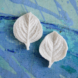 Молды силиконовые для лепки листьев Гортензии. Набор 4 вида. / универсальная форма для листьев гортензии, малины, ежевики, смородины и мяты