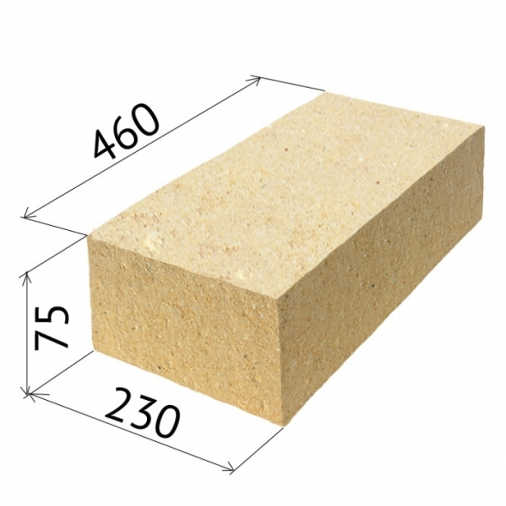 Кирпич огнеупорный ШБ-94 (460x75x230)