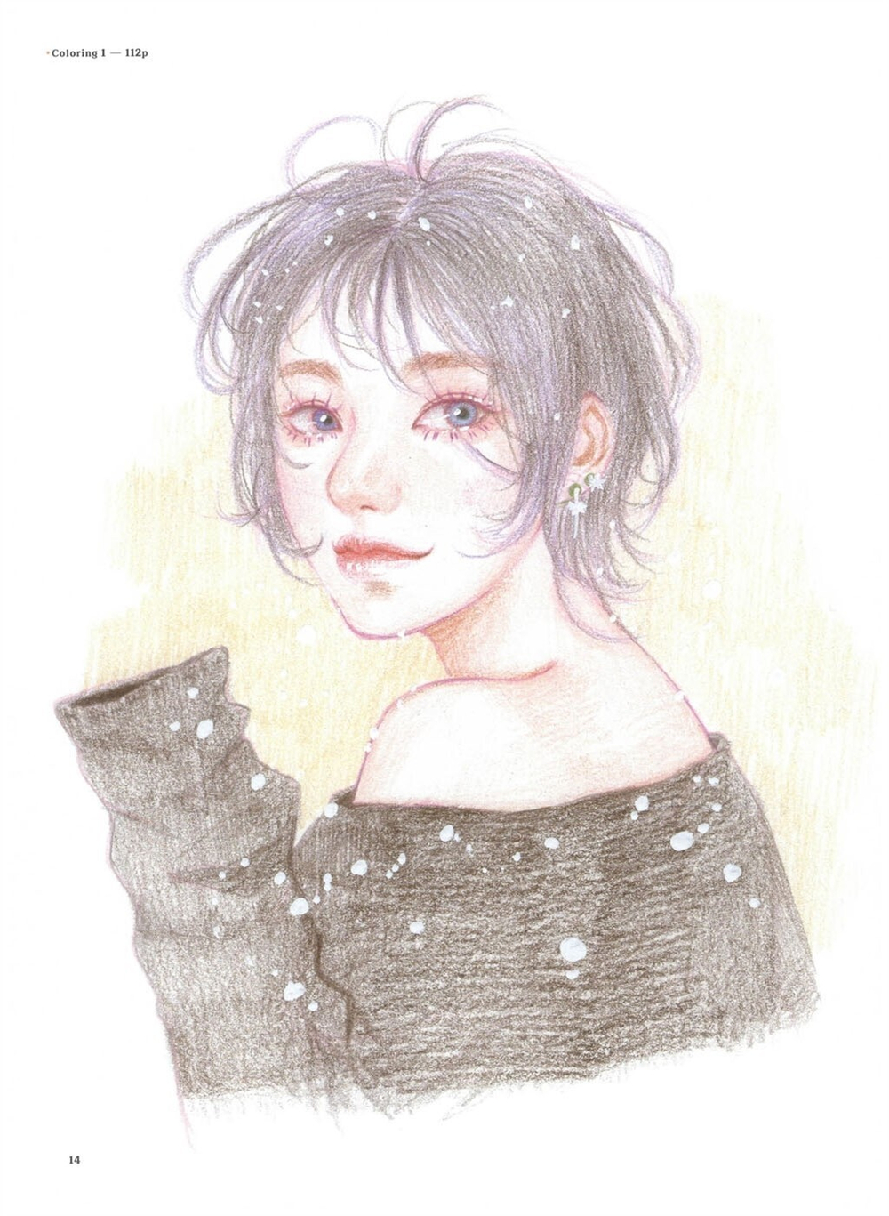 Pretty Girl. Coloring Book