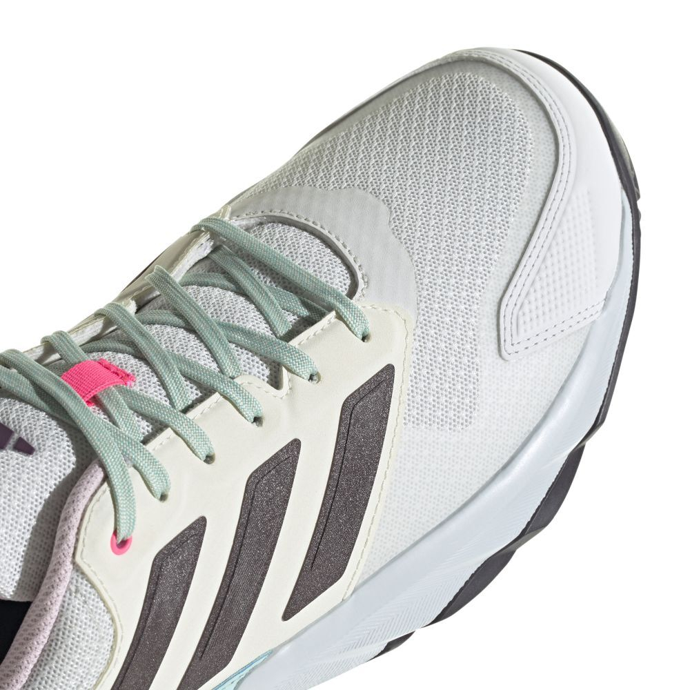 Мужские кроссовки теннисные Adidas CourtJam Control 3 M Clay - crywhite/anthracite