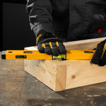 Уровень алюминиевый, магнит., фрезерованный, 3 глазка (1 зеркал.) 0,5 мм/м, 400 мм Denzel