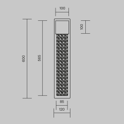 Настенный светильник (бра) Maytoni MOD474WL-L30B3K