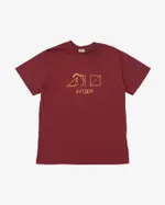 Футболка SS21 Outdoor Бордовая