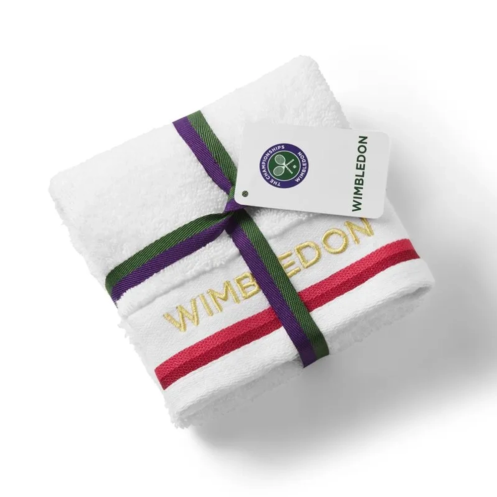 Теннисное полотенце Wimbledon Sports - white/strawberry/pink