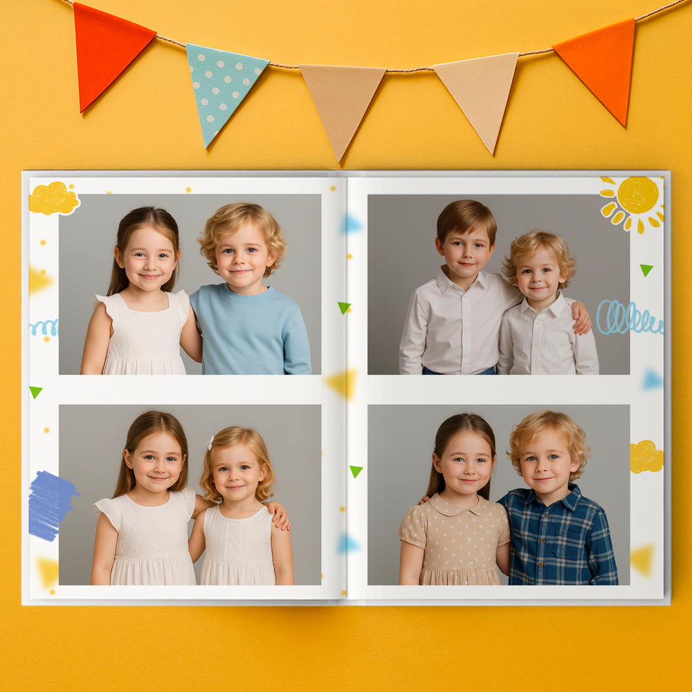 PSD-Шаблон фотокниги "Солнышко"