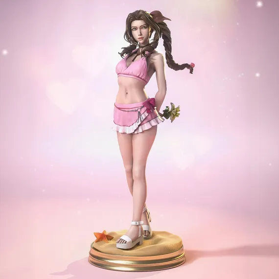 Aerith + bikini version - Final Fantasy