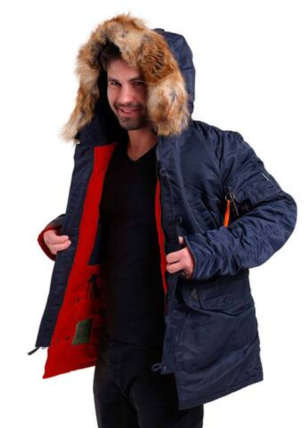 Куртка Аляска  N-3B  Husky Apolloget  Nord Storm 2022 (т.синий - ink/red)