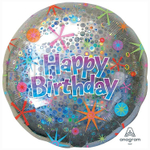 Фольгированная фигура, круг, HB Праздничный P45,32"/81СМ